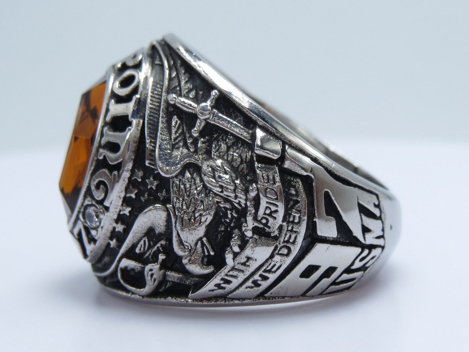 WEST POINT 1997 Sterling Silver 925 Class Ring School Etsy
