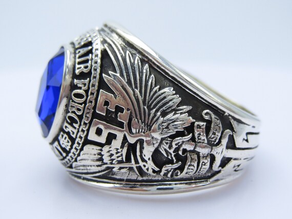1993 US Air Force Ring USNA USAF Sterling Silver 925