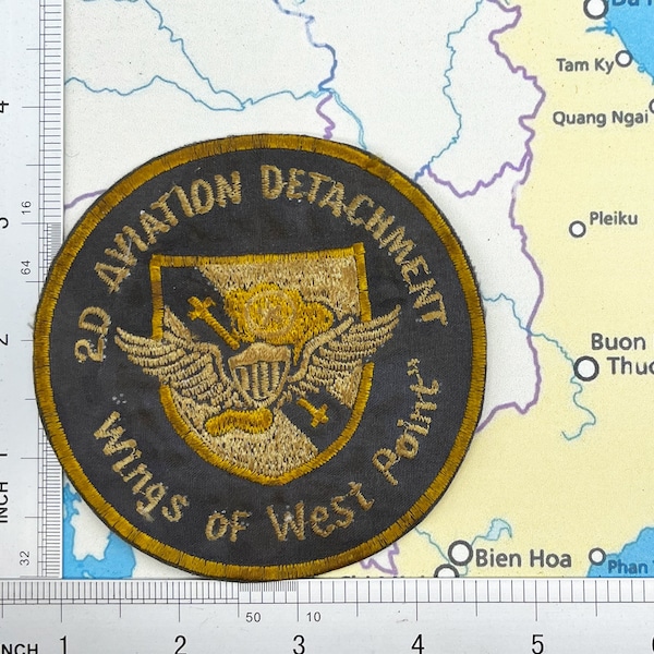 patch, Amerikaanse leger 2e luchtvaartdetachementvleugels van westpoint-patch, s1-102