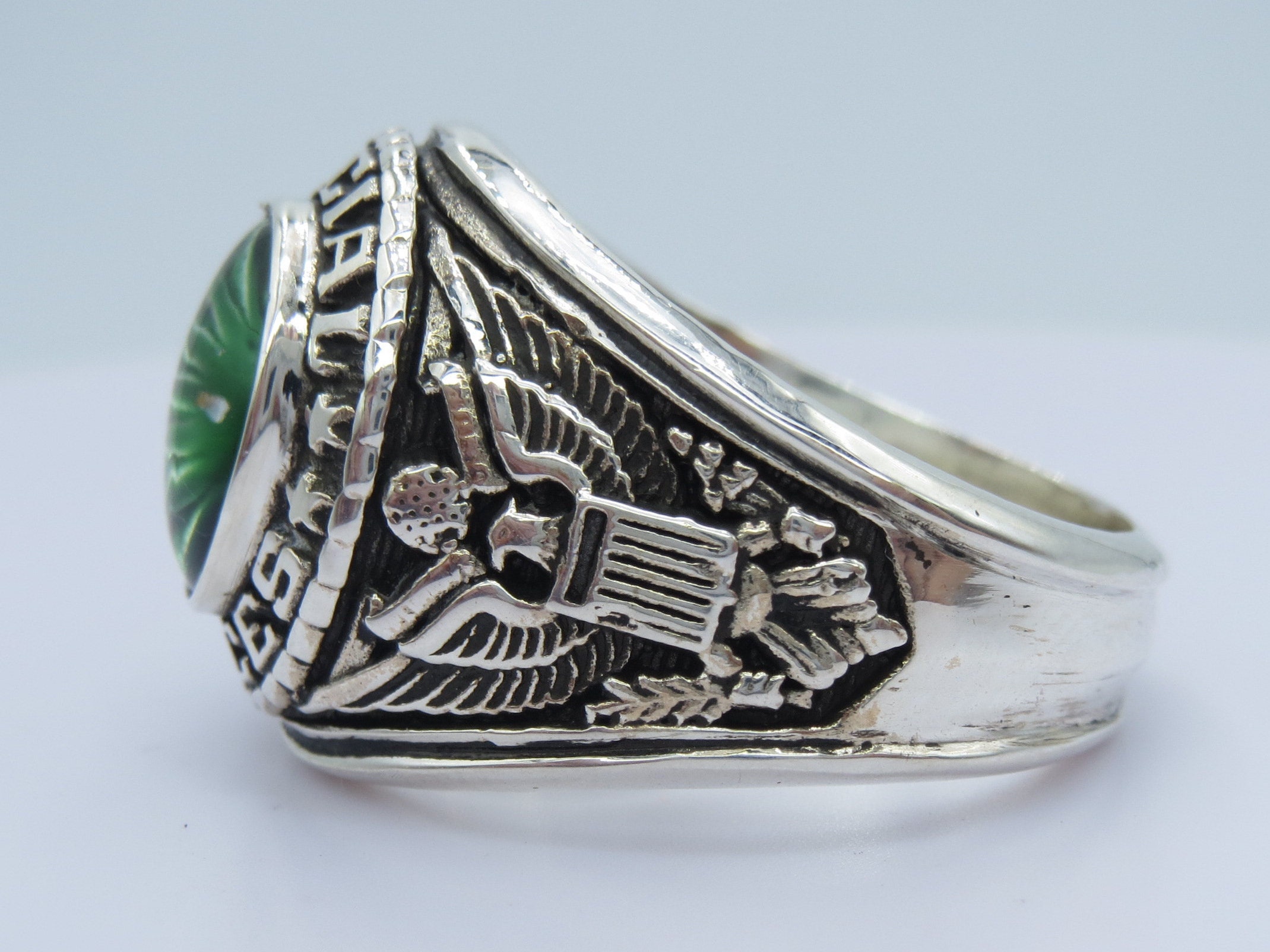 US Special Forces Ring Sterling Silver 925 Gift Military Etsy