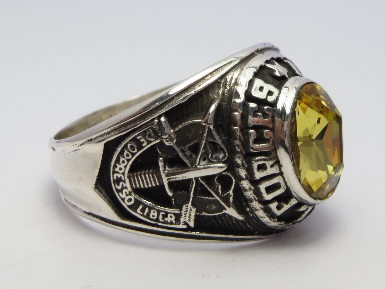 US Special Forces Ring Sterling Silver 925 Gift Military Etsy