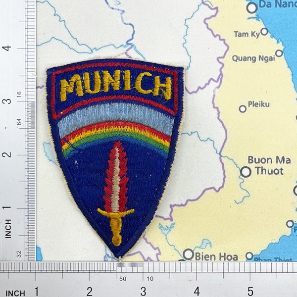 patch , munich , us army germany , occupation force patch , Europe patch , t3-439