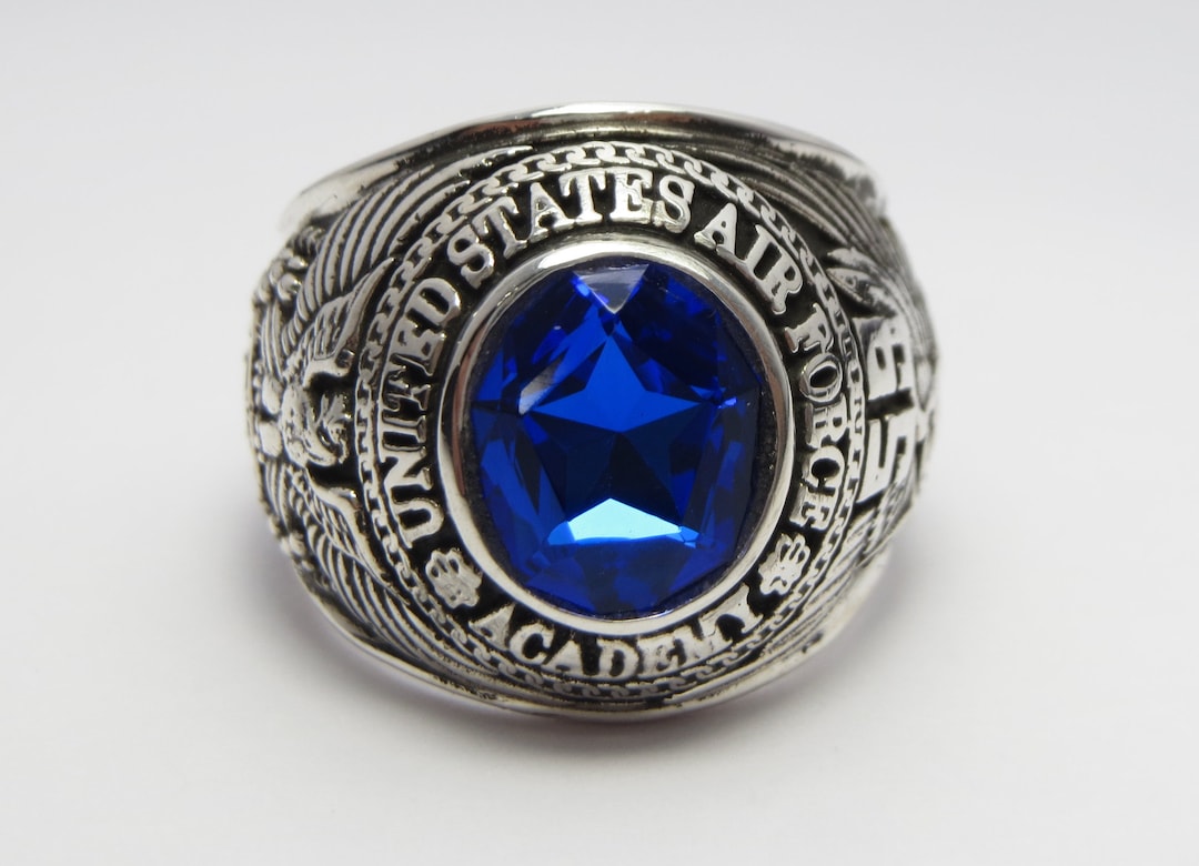 Ladies Usaf Rings US Air Force Ring USAF USNA Sterling Silver 925 - Etsy Hong Kong