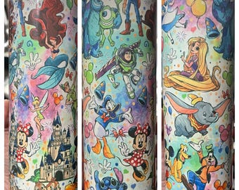 Cartoon Characters Tumbler