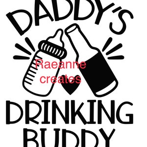 Daddy's Drinking Buddy Svg Drinking Buddies Svg Funny -  Israel