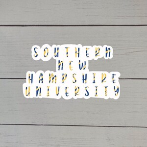 Southern New Hampshire University Sticker / Penman / SNHU / College / Planner / Laptop / Water Bottle