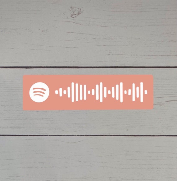 Custom Spotify Sticker / Bar Code / Music / Playlist / Etsy