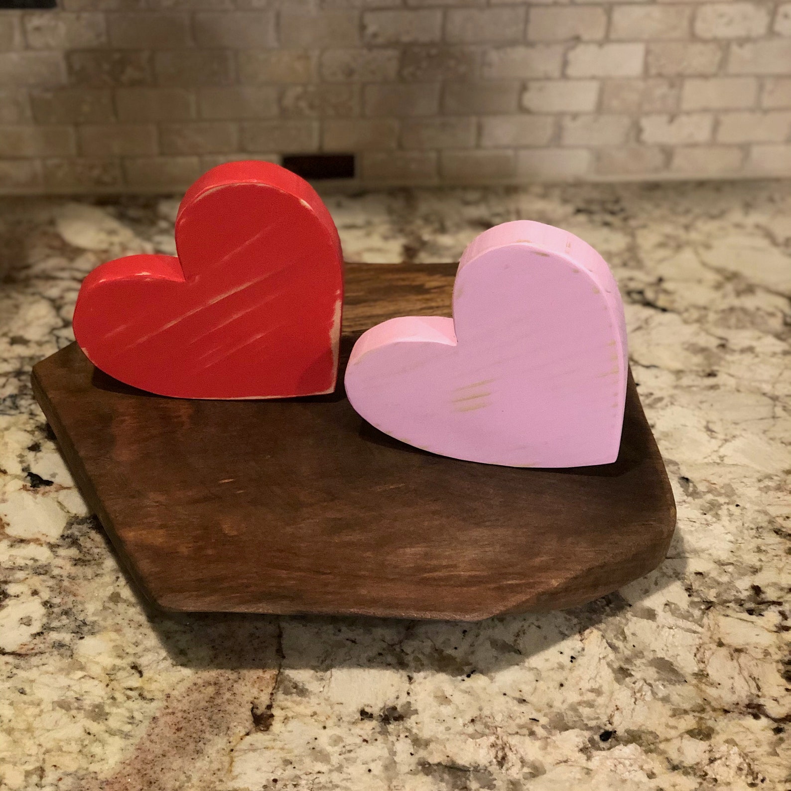 Reclaimed pallet wood Valentine's Day Decor. Rustic | Etsy