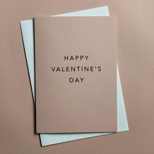 Biglietto di San Valentino stampato a mano, San Valentino rosa, Biglietto di San Valentino, Biglietto di San Valentino da uomo, Wildcard, Biglietto di San Valentino da donna, San Valentino fatto a mano