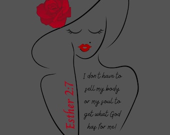 Queen Esther T-shirt Design