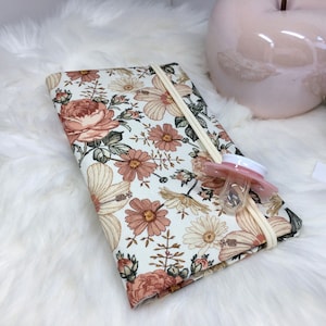 Mutterkindpasshülle Blumen Österreich/Mutterkindpass Hülle/Babygeschenk/werdende Mama Geschenk/Babyzubehör/Babyausstattung/floral Vintage