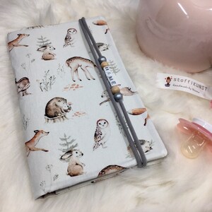 Mutterkindpasshülle Waldtiere Österreich/Mutterkindpass Hülle/Geschenkidee Schwangerschaft/Babygeschenk/Babyausstattung/werdende Mama