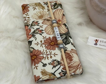 Pille Etui Vintage/Pille Aufbewahrung/Medikamententasche/Blumen/personalisierbar