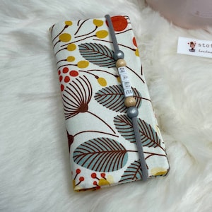 Pille Etui Retro Blumen/Pille Aufbewahrung/Medikamententasche/personalisierbar/Reiseapotheke/Tablettentasche/Pillendose/Pillenetui/