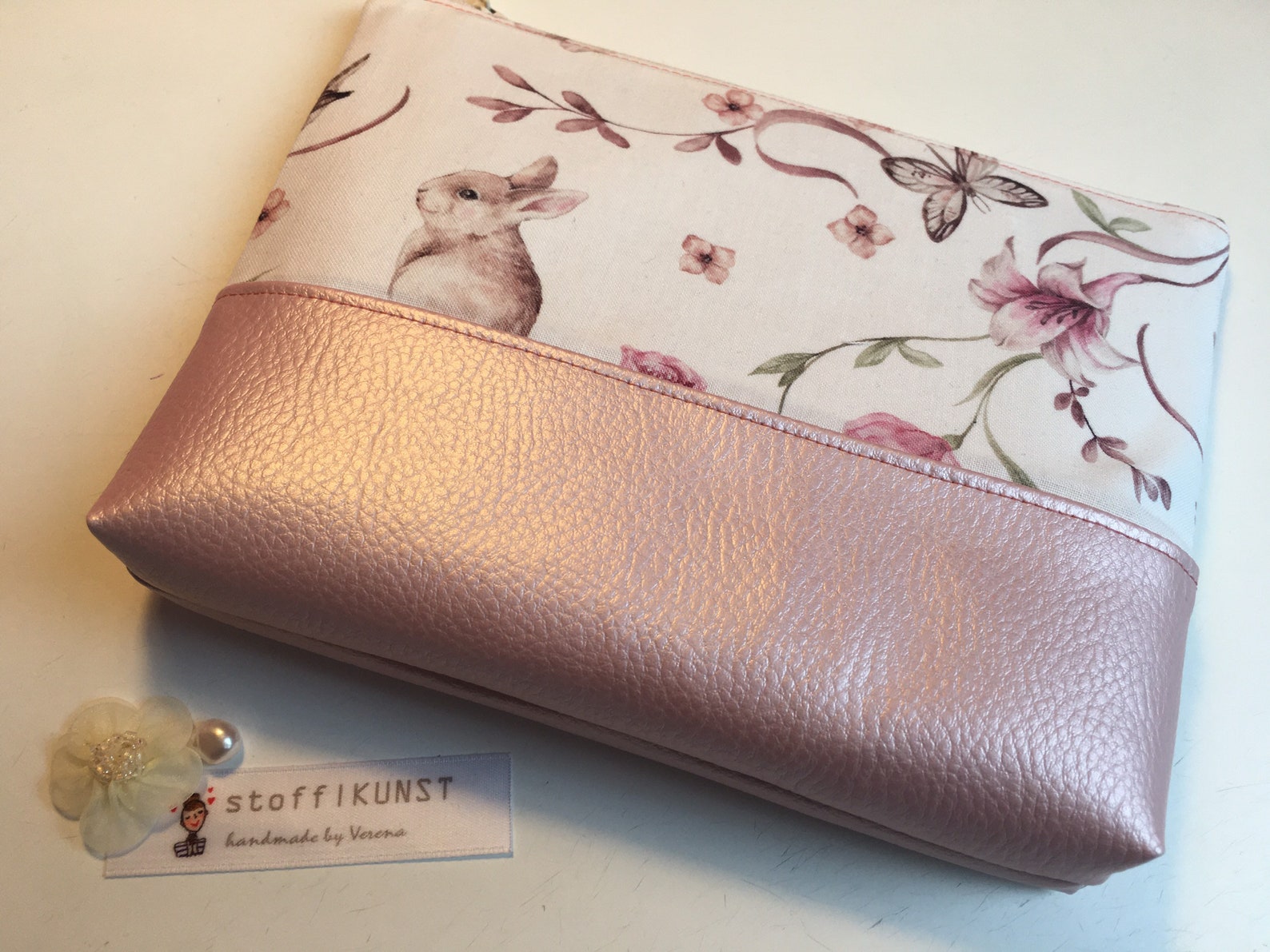 bunny makeup bag