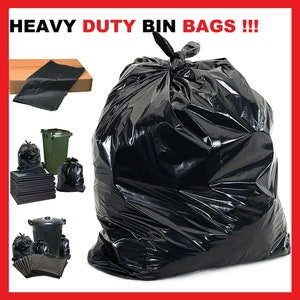 200 Pedal Bin Liners Strong Bin Bags 10L White Heavy Duty Bag