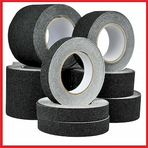 50mm x 5m Black Anti Slip High Grip Adhesive Non Slip Safety Flooring Sticky Tape Easy Peal 50mm x 5m