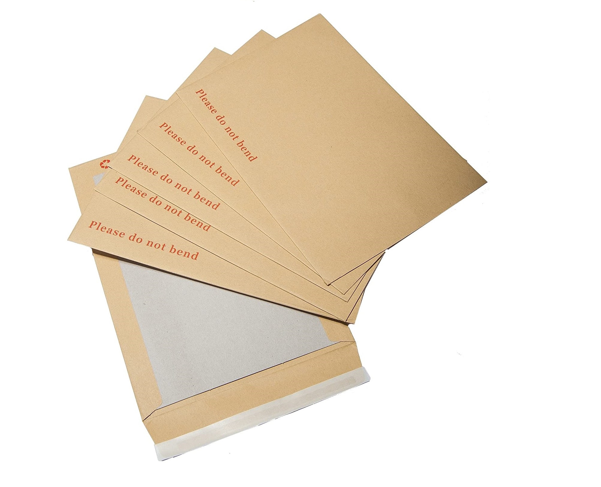Brown Hard Card Board Backed Envelopes A4/C4 please Do Not Bend Manilla
