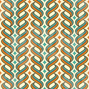 Swirls and Stars Retro 12&quot; by 12&quot; DOWNLOADABLE Surface Pattern JPEG and transparent PNG files, vintage, 70&#39;s, old, classic