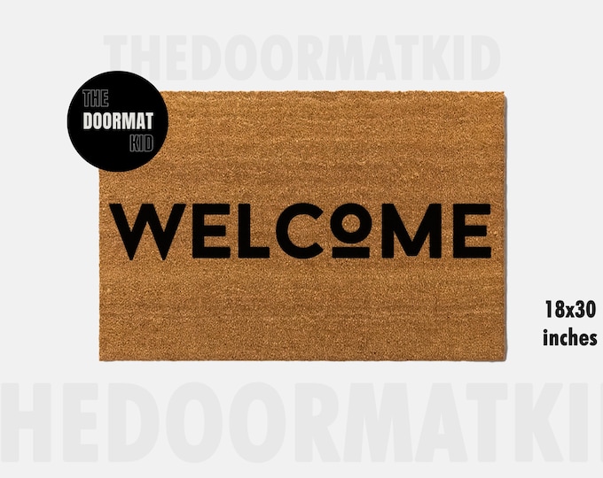 Welcome Doormat - Welcome Mat - Porch Decor, Housewarming Gifts, Custom Gifts, Holiday Gifts, Welcome Custom Doormat