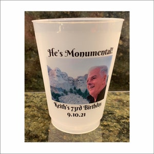 16oz Personalized Frost Flex cups, Party Favors, stadium, Custom, birthday, reunion, getaway trip, cocktail, weddings, milestone, tailgate