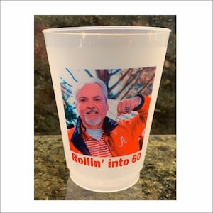 16oz Personalized Frost Flex cups, Party Favors, stadium, Custom, birthday, bachelorette, getaway trip, cocktail, wedding, tailgate, reunion