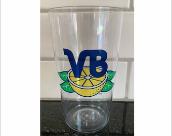 Craft beer glass, 20oz Personalized plastic glasses, custom printed, weddings, bachelor parties, groomsman gifts, housewarming, full color