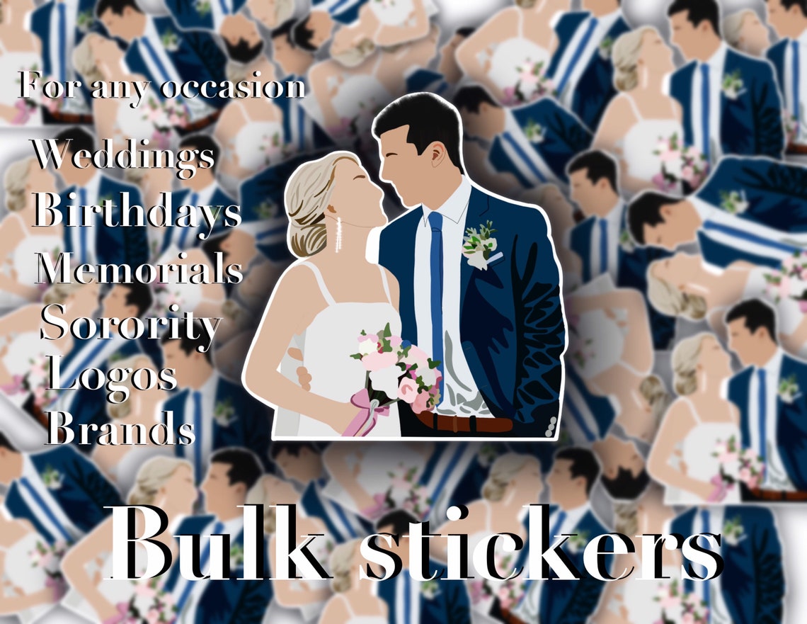 Bulk Order Stickers/ Custom Bulk Stickers/ Custom Stickers/ Etsy