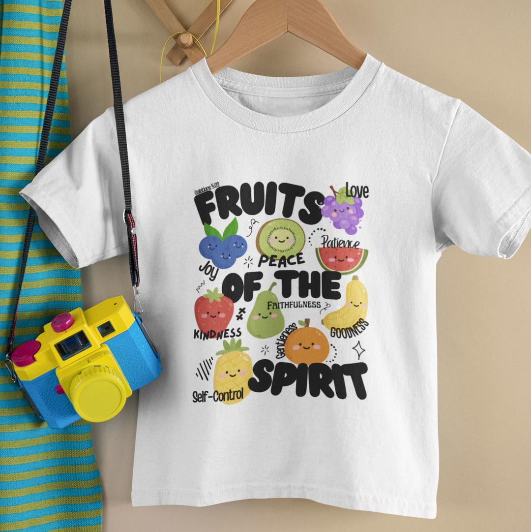 Toddler Tee - Fruits of the Spirit Christian Faith Shirt - Etsy