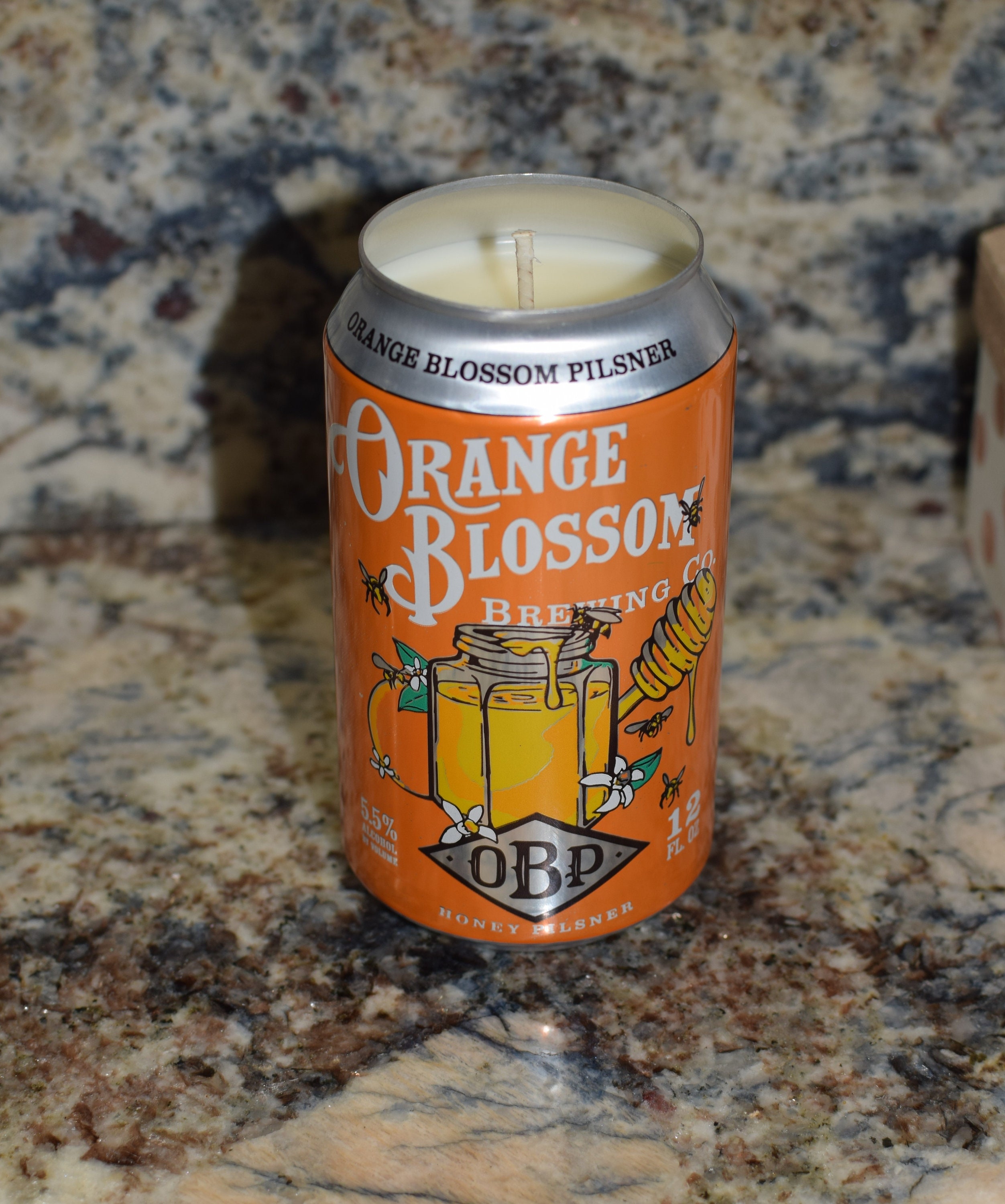 Orange Blossom Honey Pilsner Ale 11 ounce Soy Candle You Etsy