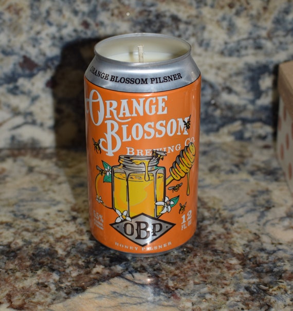 Orange Blossom Honey Pilsner Ale 11 ounce Soy Candle You Etsy