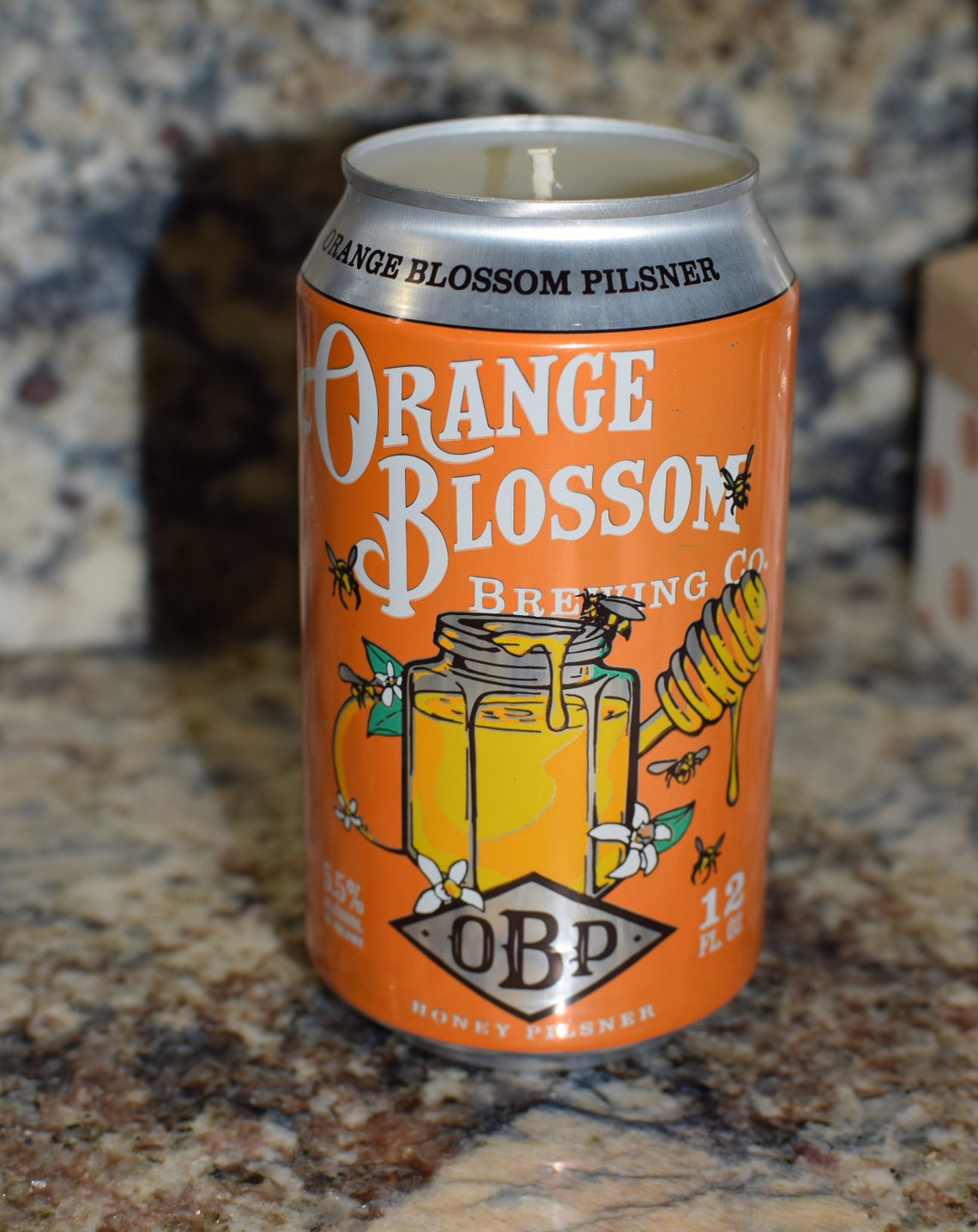 Orange Blossom Honey Pilsner Ale 11 ounce Soy Candle You Etsy