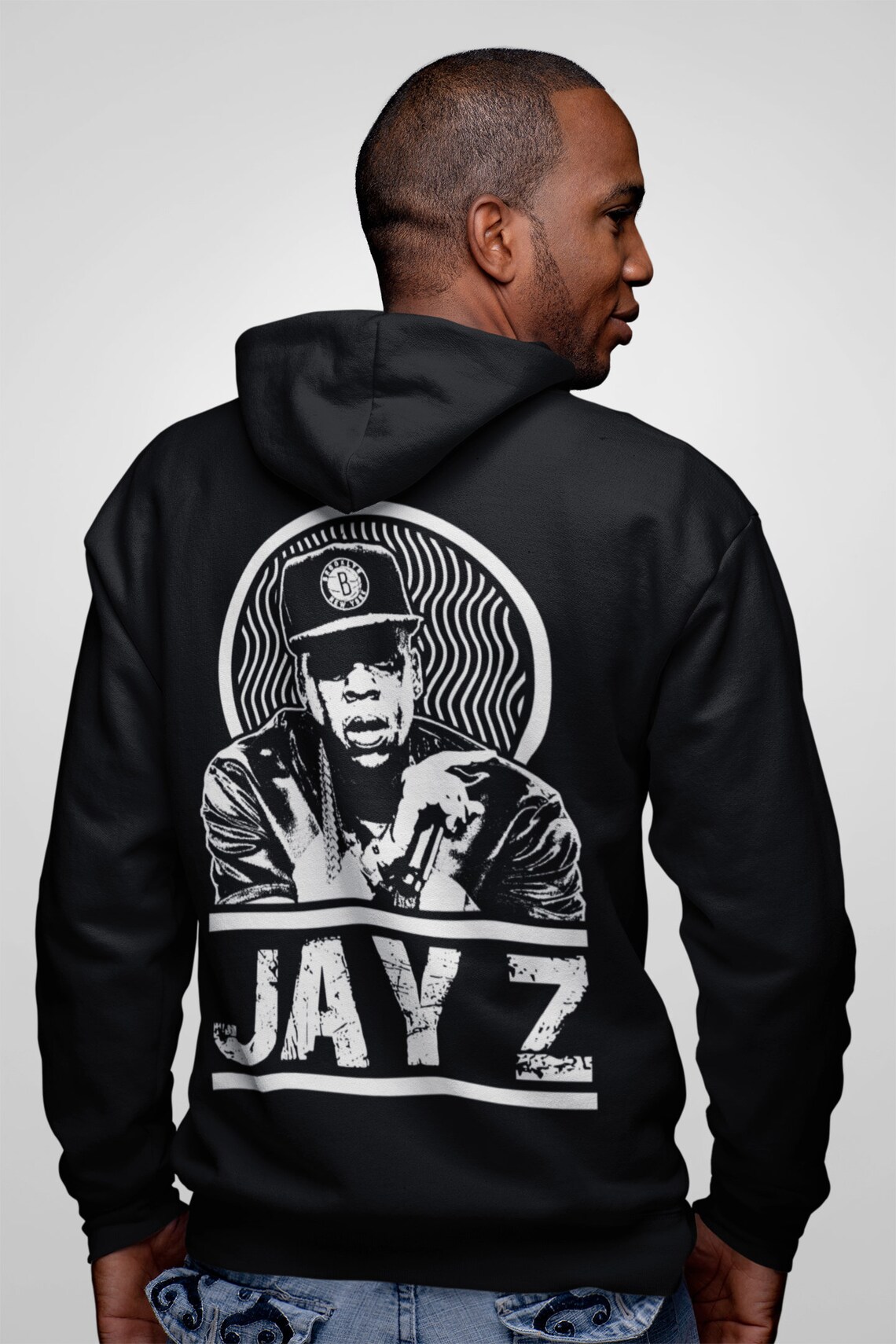 Hip Hop Hoodie Jay Z Rapper Merch FREE SHIPPING Rap Clothing | Etsy