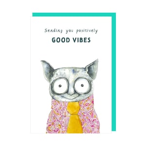 Good Vibes Good Luck Karte