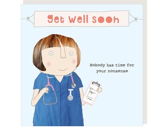 Nonsense Get Well Soon Card