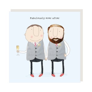 Biglietto di auguri di matrimonio Fabulously Ever After / Biglietto di nozze LGBTQ