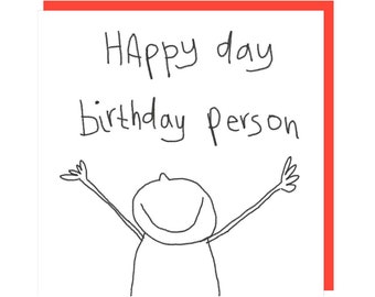 Bday person Birthday Card | Funny Birthday Card
