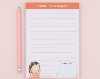 Organisiertes Chaos List Pad | To Do Liste | Tagesplaner