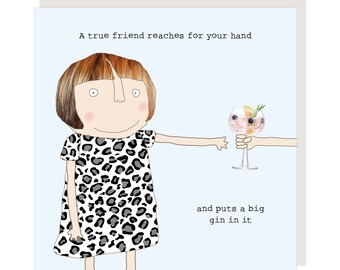 True Friend Greetings Card