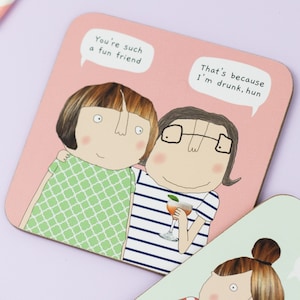 Leuke vriendenonderzetter | Grappige onderzetter | Onderzetter | Cadeau voor een vriend(in)
