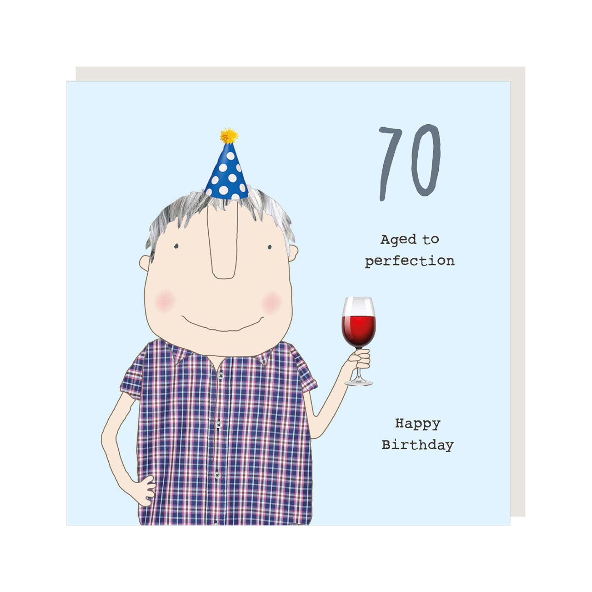 70th Birthday Card for Him | Boy 70 Perfection - Etsy UK