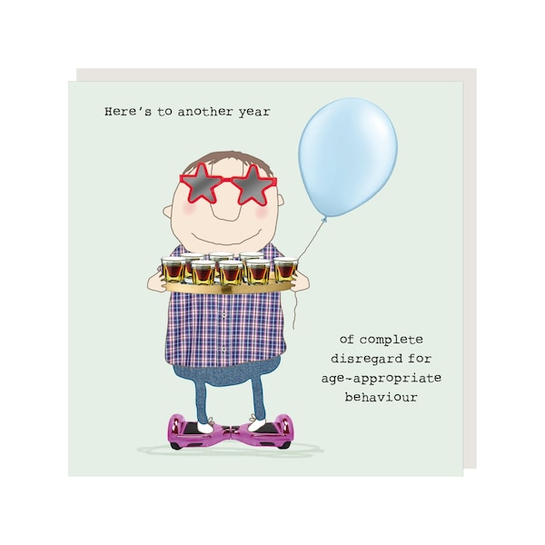 Disregard Boy Birthday Card | Birthday Card for Him