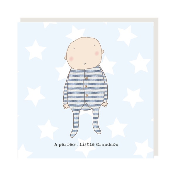 New Baby Grandson Card | Granddaughter Congratulations Card | New Grandparents Card