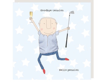 Pension Boy Retirement Card | Funny Retirement Card | Happy Retirement Card