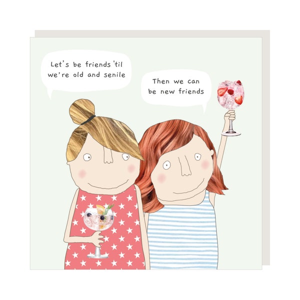 New Friends Greetings Card