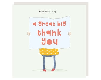 Big Thanks Thank You Card