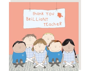 Brilliant Teacher Thank You Teacher Card | Primary School Teacher Card