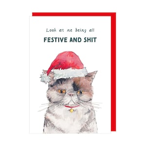 Feestelijke kerstkaart