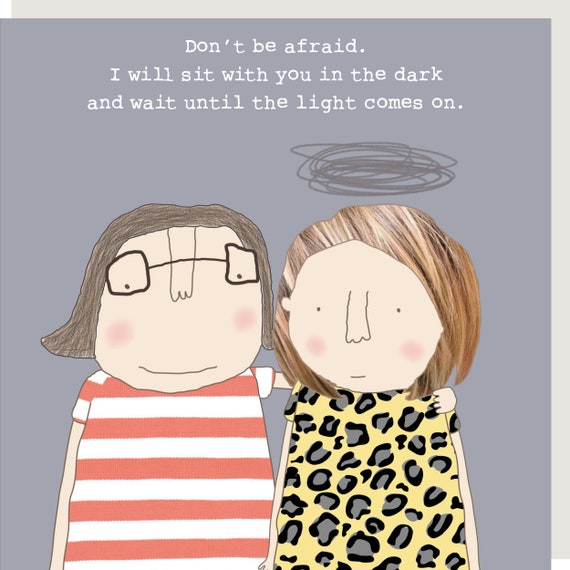 Light On Girl Thinking Of You Card | Wellbeing Cards | Just To Say Cards