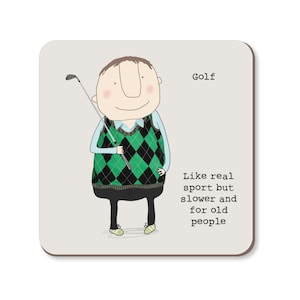 Golf Coaster | Funny Coaster | Gifts for Golfers